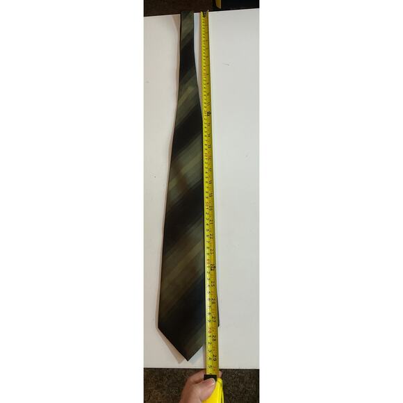 Vintage roffe Men's Necktie Tie 100% Silk Hand Made - Picture 5 of 5